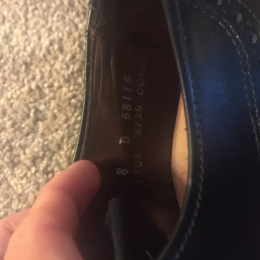 Allen Edmonds Black Men's Shoes EUC - Picture 4 of 7